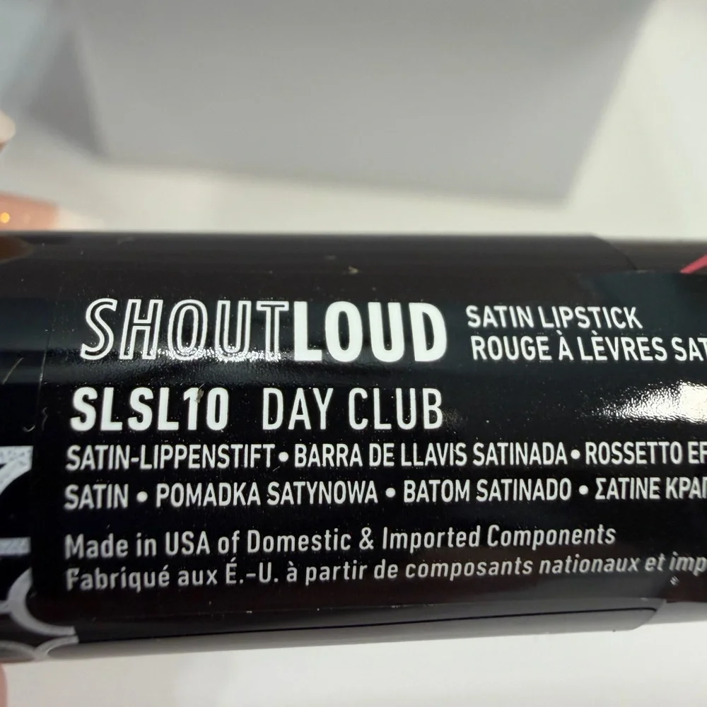 🩷5/$10 NYX Shout Loud Satin Lipstick - Day Club (SLSL10) in Coral Pink